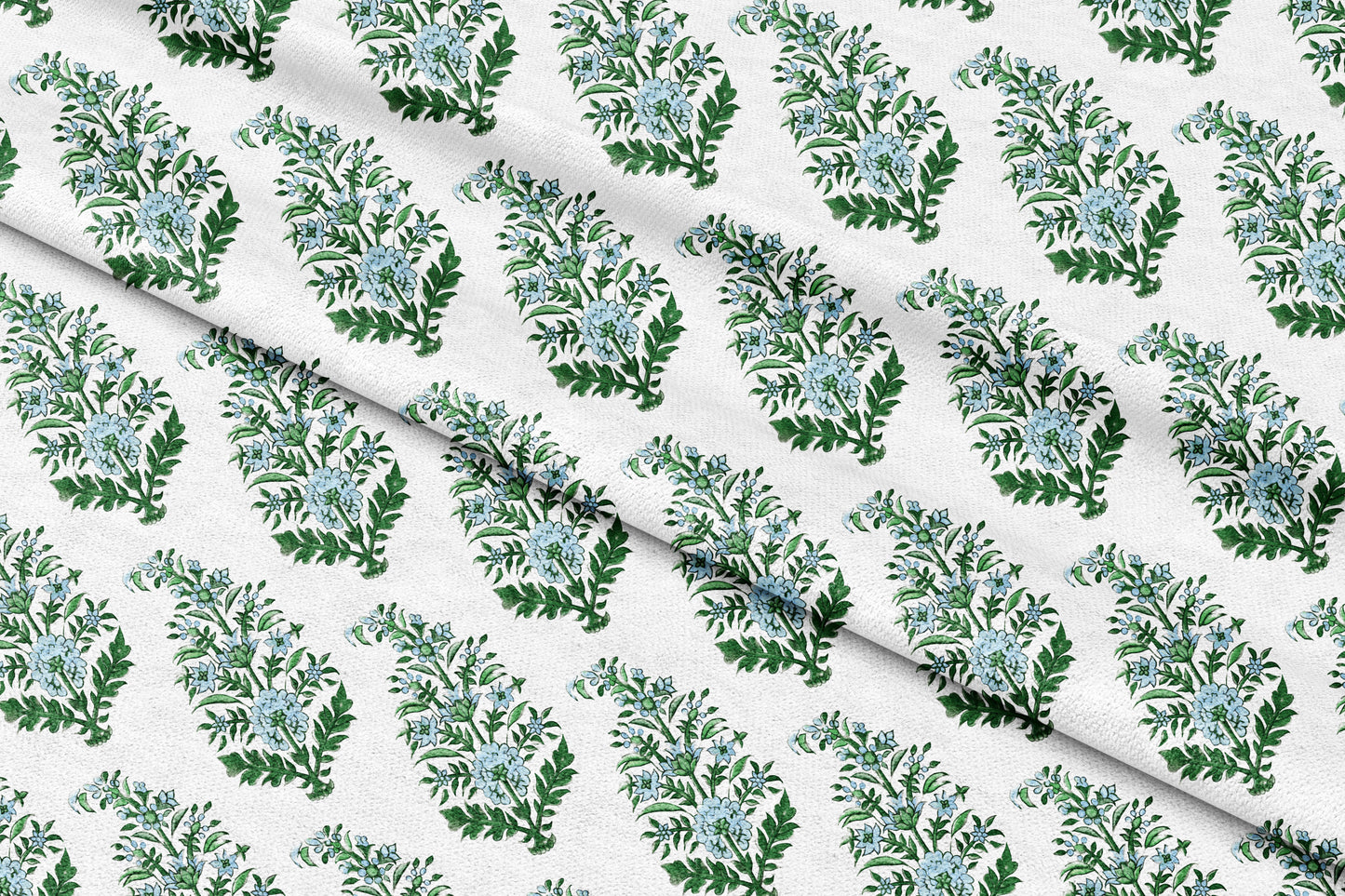 Mughal Pine - Decorative Printed Fabric