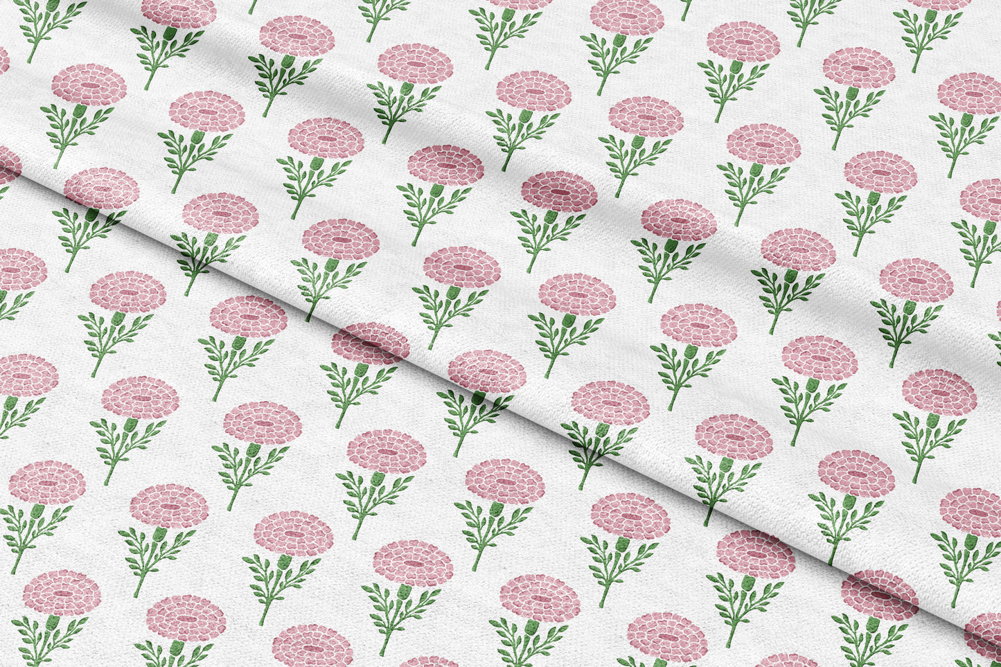 Peony Puff - Decorative Printed Fabric - Sample