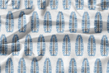Juniper Sky - Decorative Printed Fabric - Sample