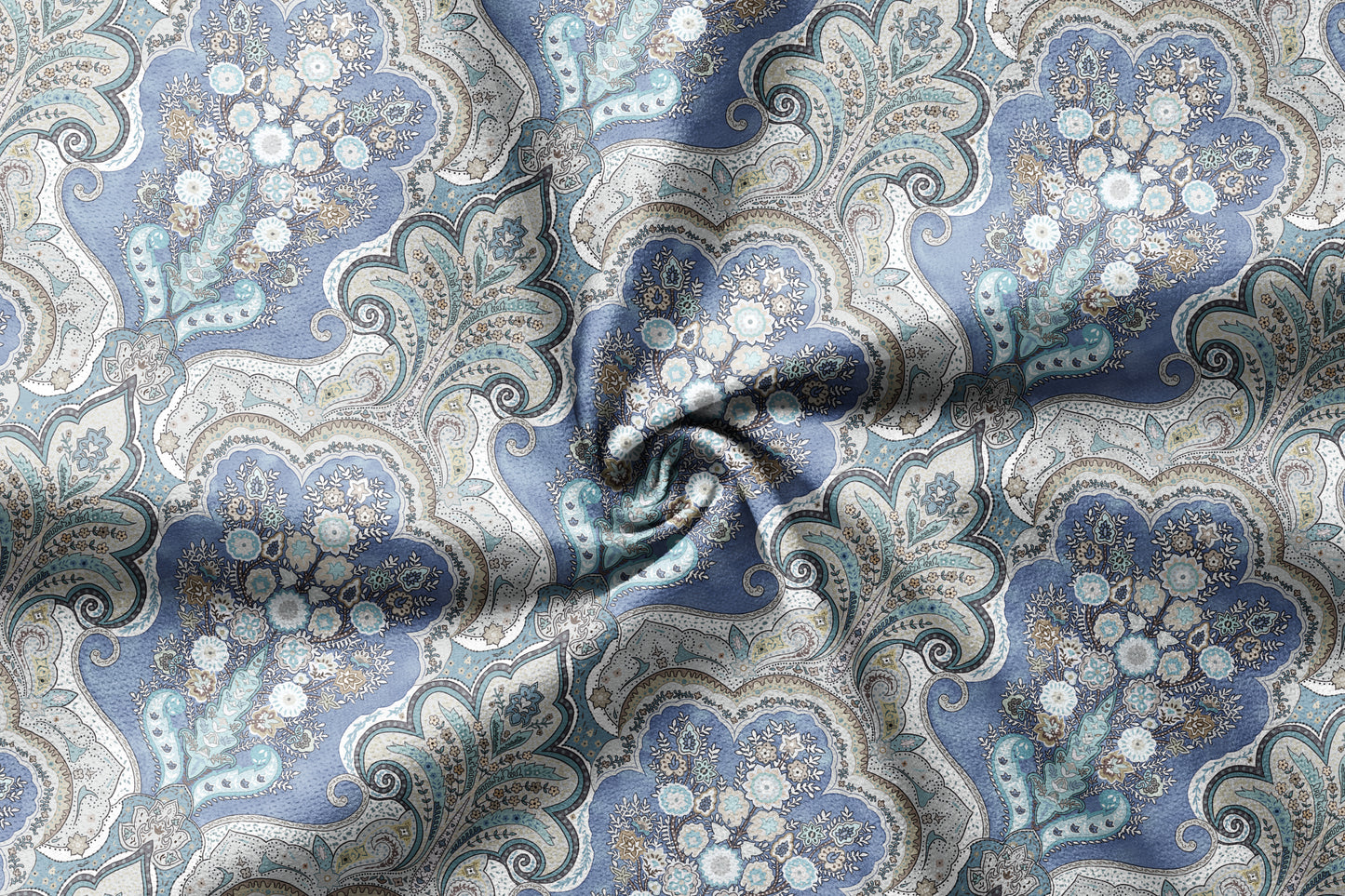 Regal Paiseley - Decorative Printed Fabric - Sample
