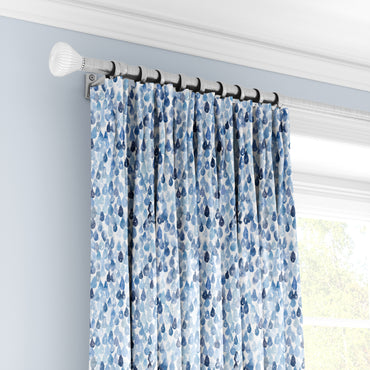 Monsoon Raindrops - Decorative Printed Fabric