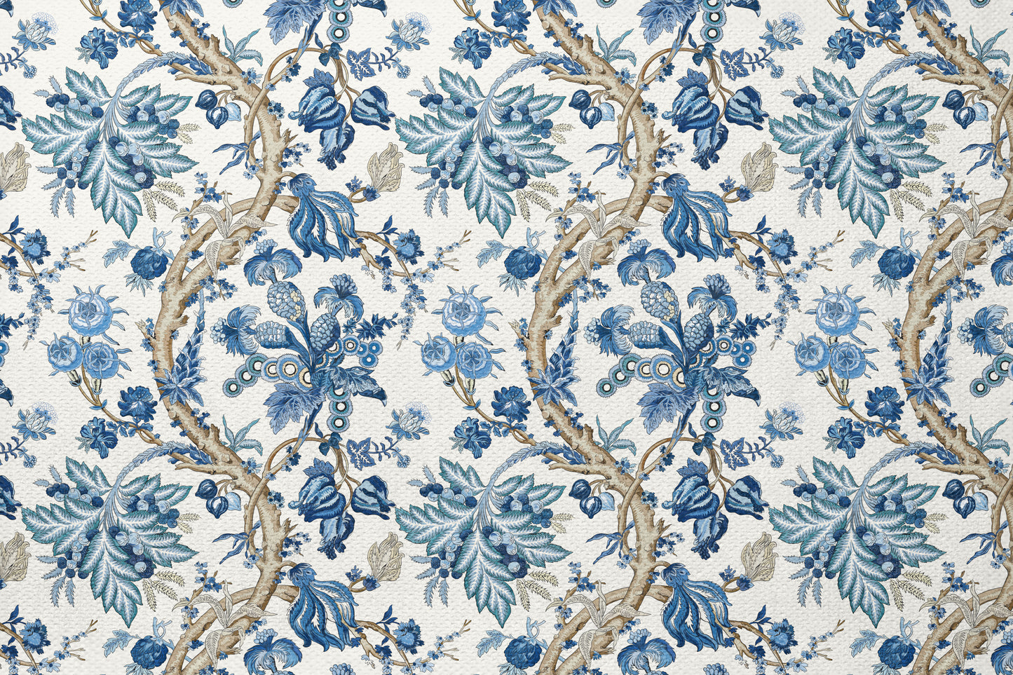 Delft Meadow - Decorative Printed Fabric