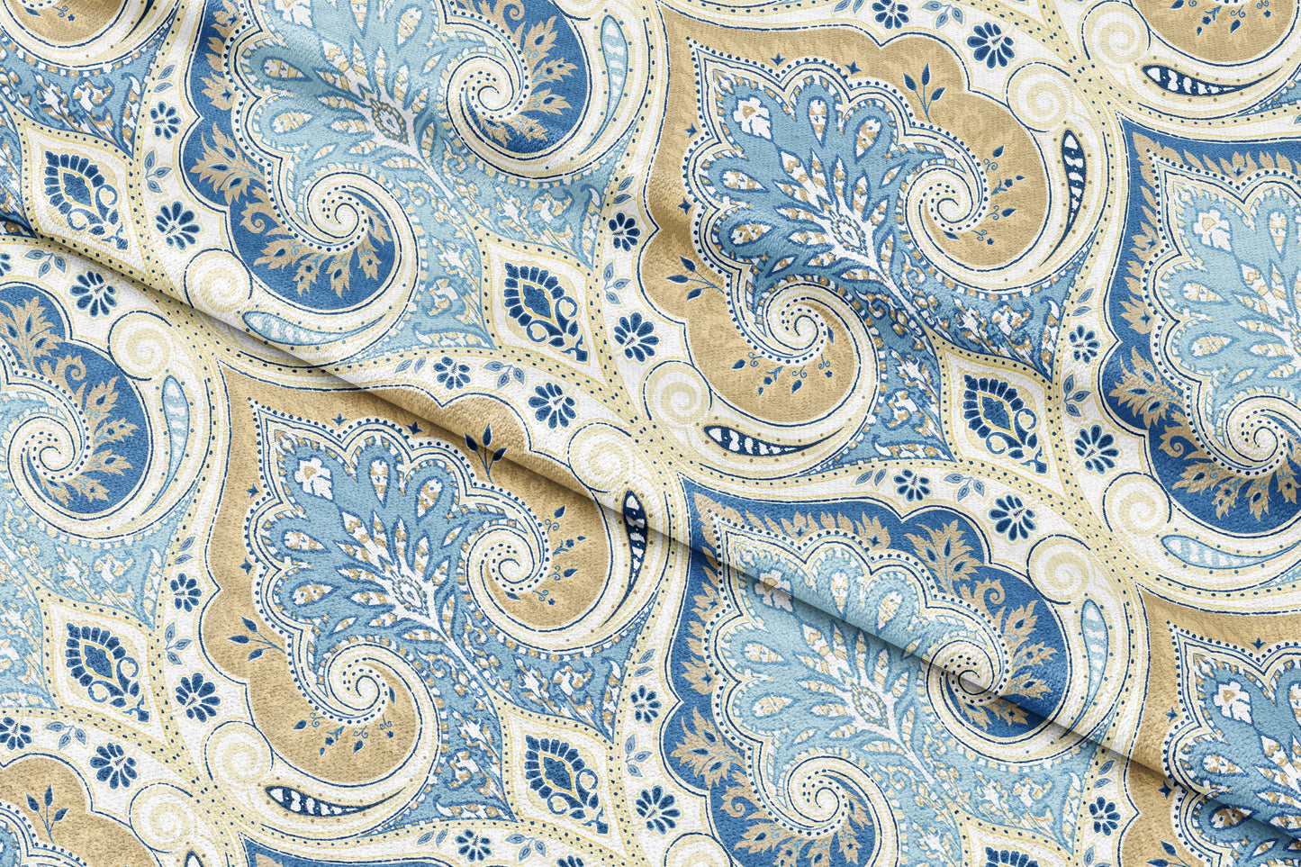 Royal Noor Damask - Decorative Printed Fabric