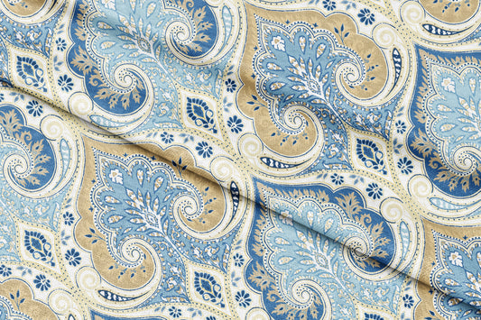 Royal Noor Damask - Decorative Printed Fabric - Sample