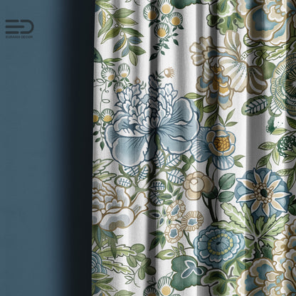 Serene Garden - Decorative Printed Fabric