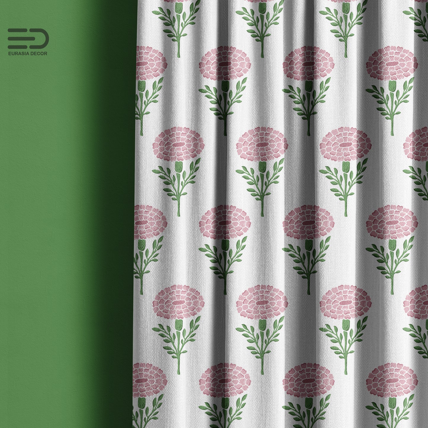 Peony Puff - Decorative Printed Fabric