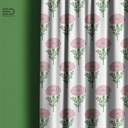 Peony Puff - Decorative Printed Fabric