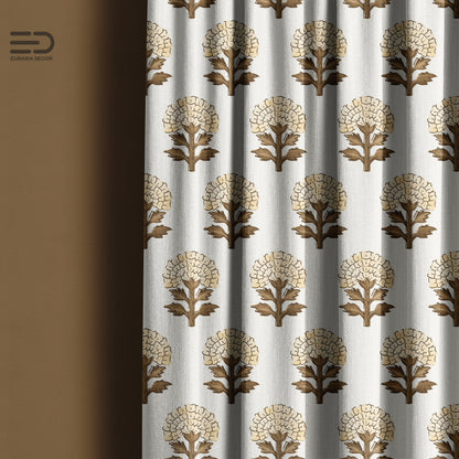 Gul-e-Mughal - Decorative Printed Fabric