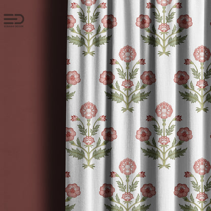 Ruiphool Motif - Decorative Printed Fabric