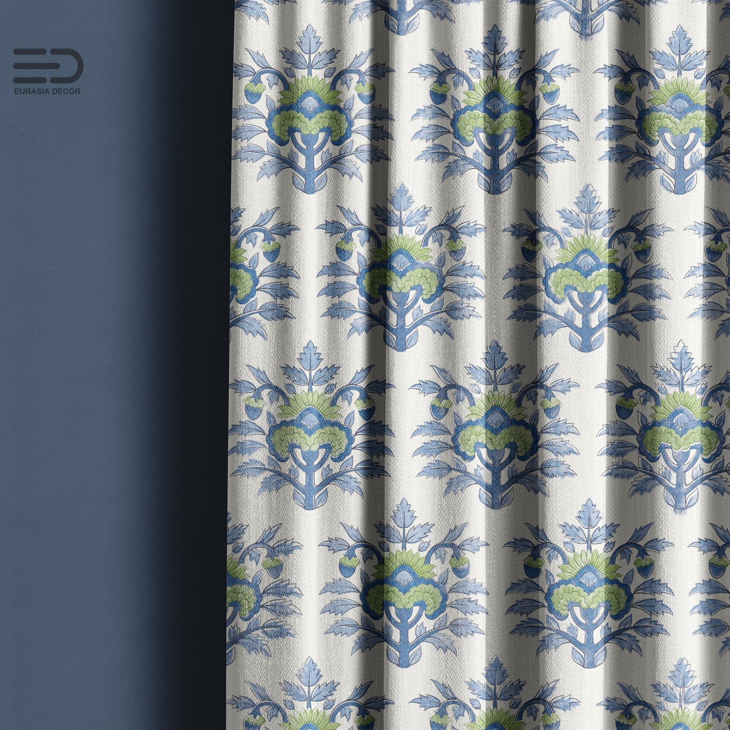 Floral Medley Motif - Decorative Printed Fabric