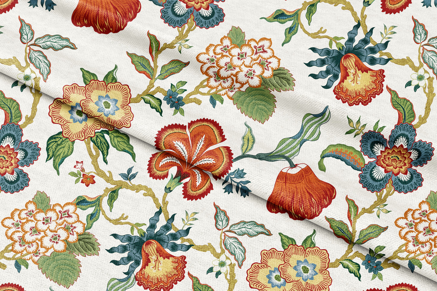 Chintz Garden - Decorative Printed Fabric
