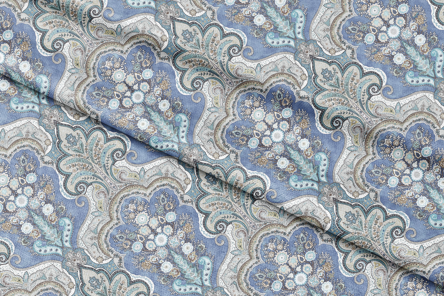 Regal Paiseley - Decorative Printed Fabric - Sample