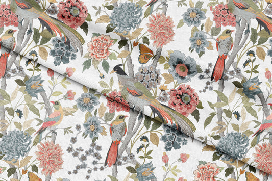  Song in Petals  - Decorative Printed Fabric - Sample