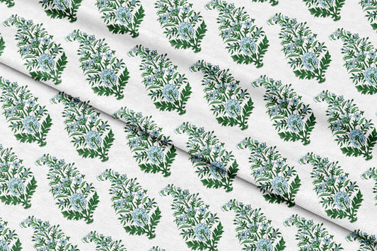  Mughal Pine - Decorative Printed Fabric - Sample