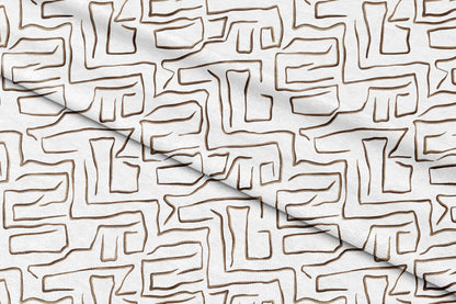 Maze - Decorative Printed Fabric - Sample