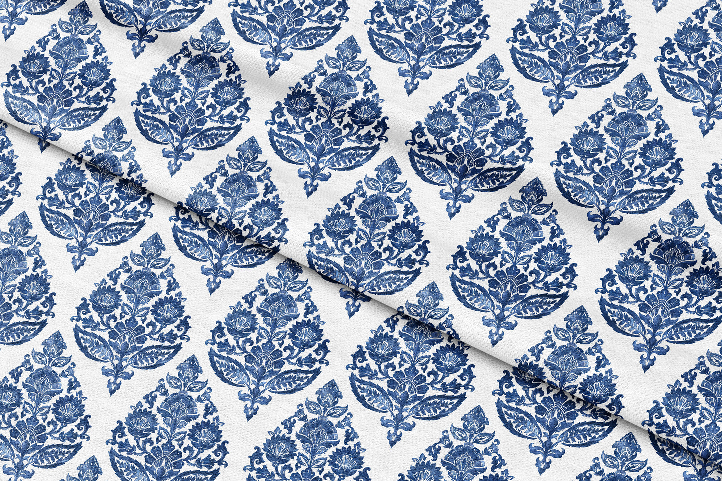 Mughal Trellis  - Decorative Printed Fabric - Sample