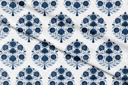 Zarif Phool Motif - Decorative Printed Fabric