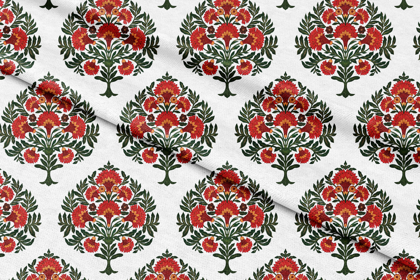 Zahra Gul  - Decorative Printed Fabric - Sample