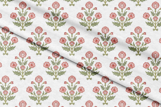 Ruiphool  Motifs - Decorative Printed Fabric - Sample