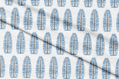 Juniper Sky - Decorative Printed Fabric - Sample