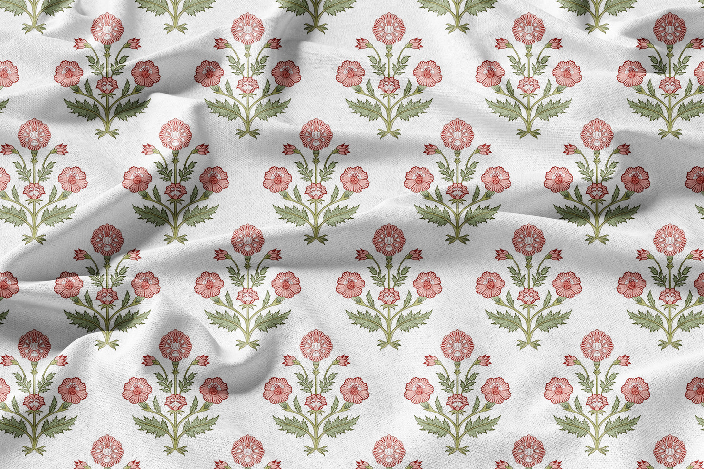 Ruiphool Motif - Decorative Printed Fabric
