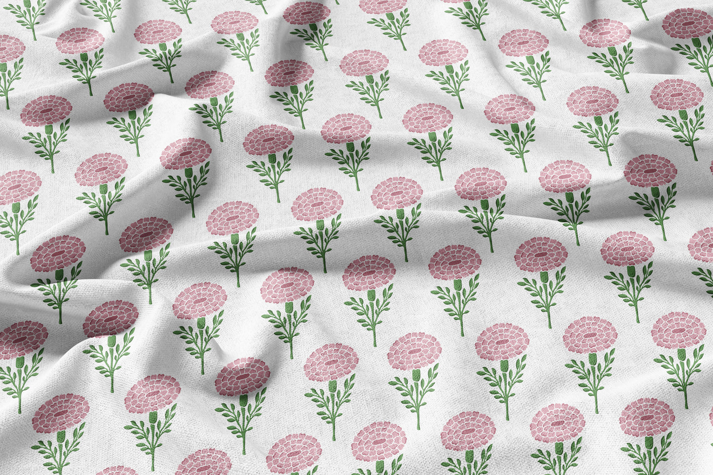 Peony Puff - Decorative Printed Fabric