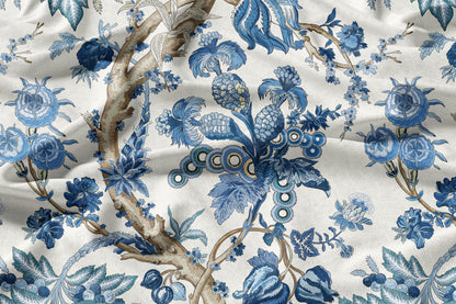 Delft Meadow - Decorative Printed Fabric - Sample