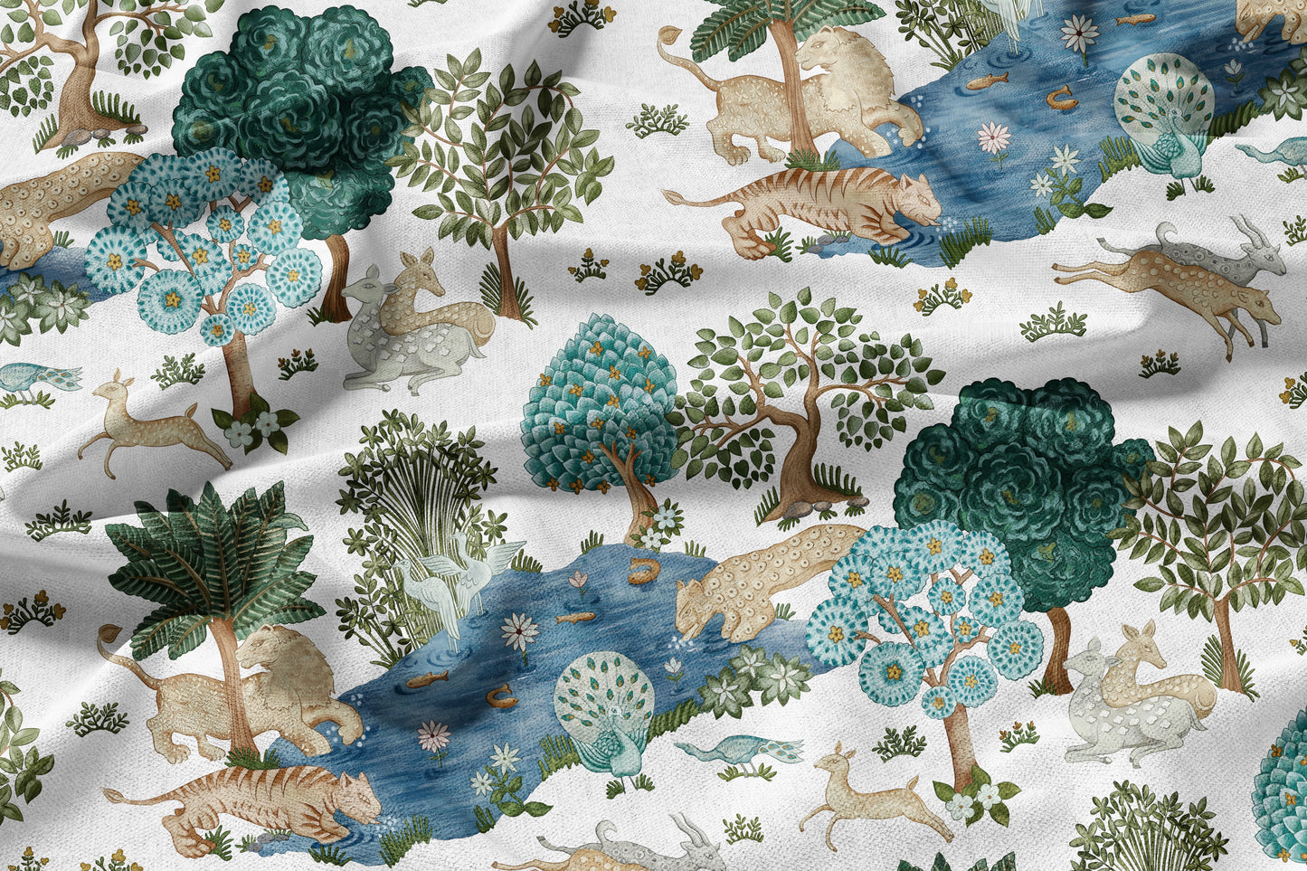 Urban Jungle - Decorative Printed Fabric - Sample