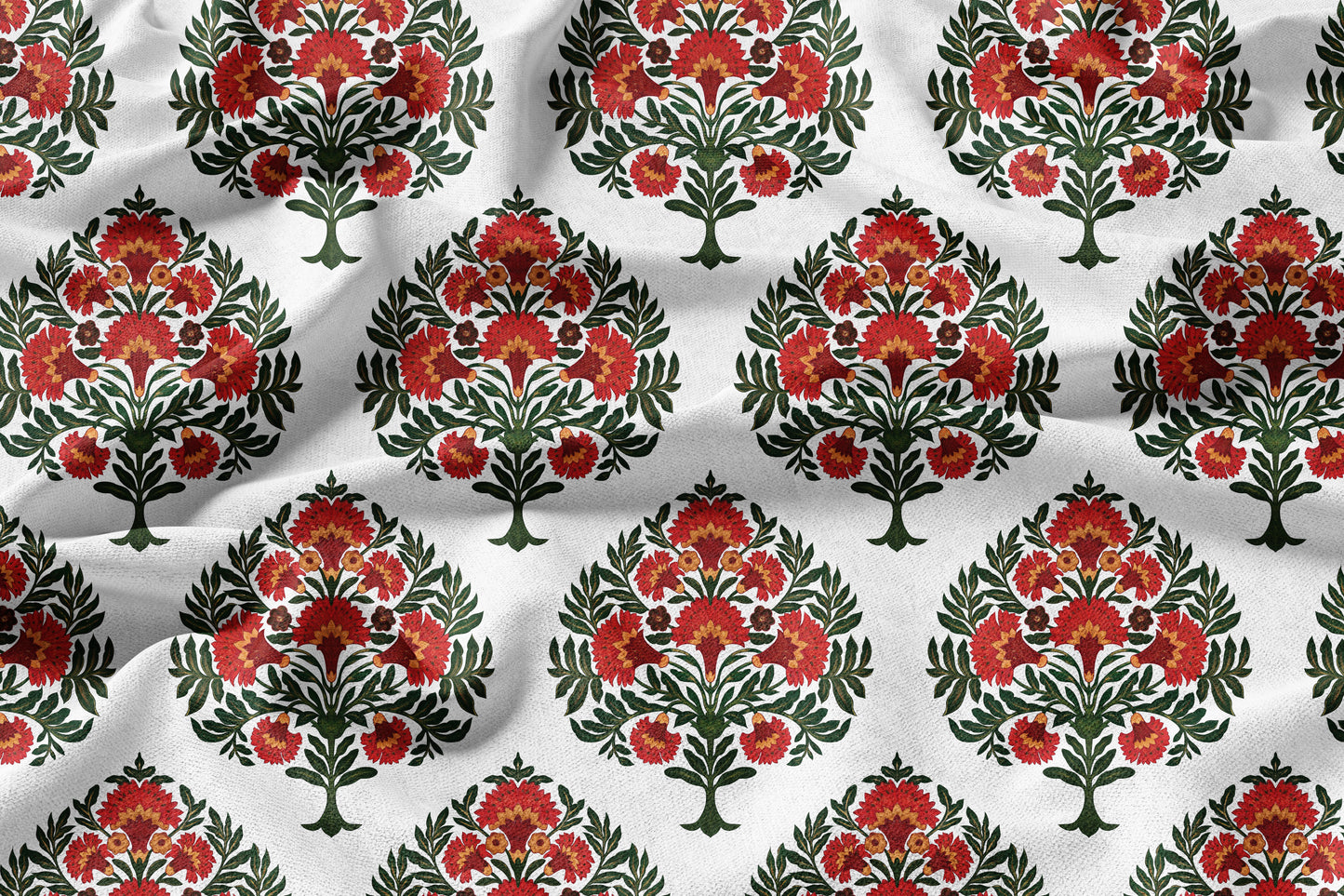 Zahra Gul  - Decorative Printed Fabric - Sample