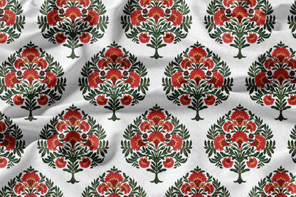 Zahra Gul  - Decorative Printed Fabric - Sample