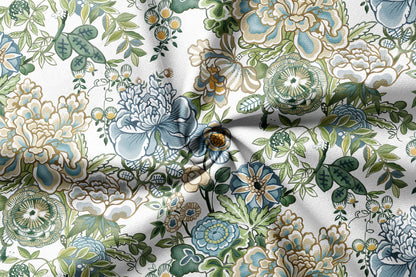 Serene Garden - Decorative Printed Fabric