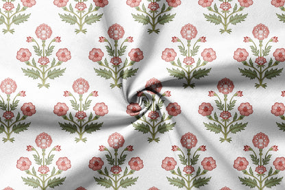 Ruiphool Motif - Decorative Printed Fabric - Sample