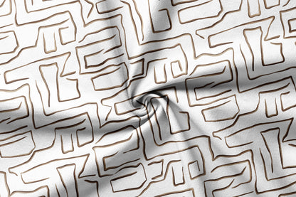 Maze - Decorative Printed Fabric - Sample
