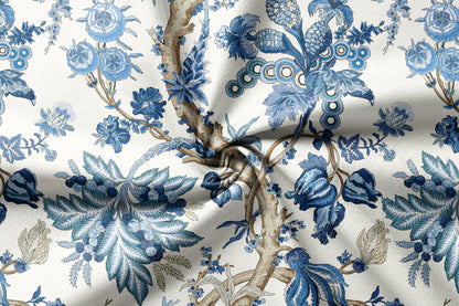 Delft Meadow - Decorative Printed Fabric