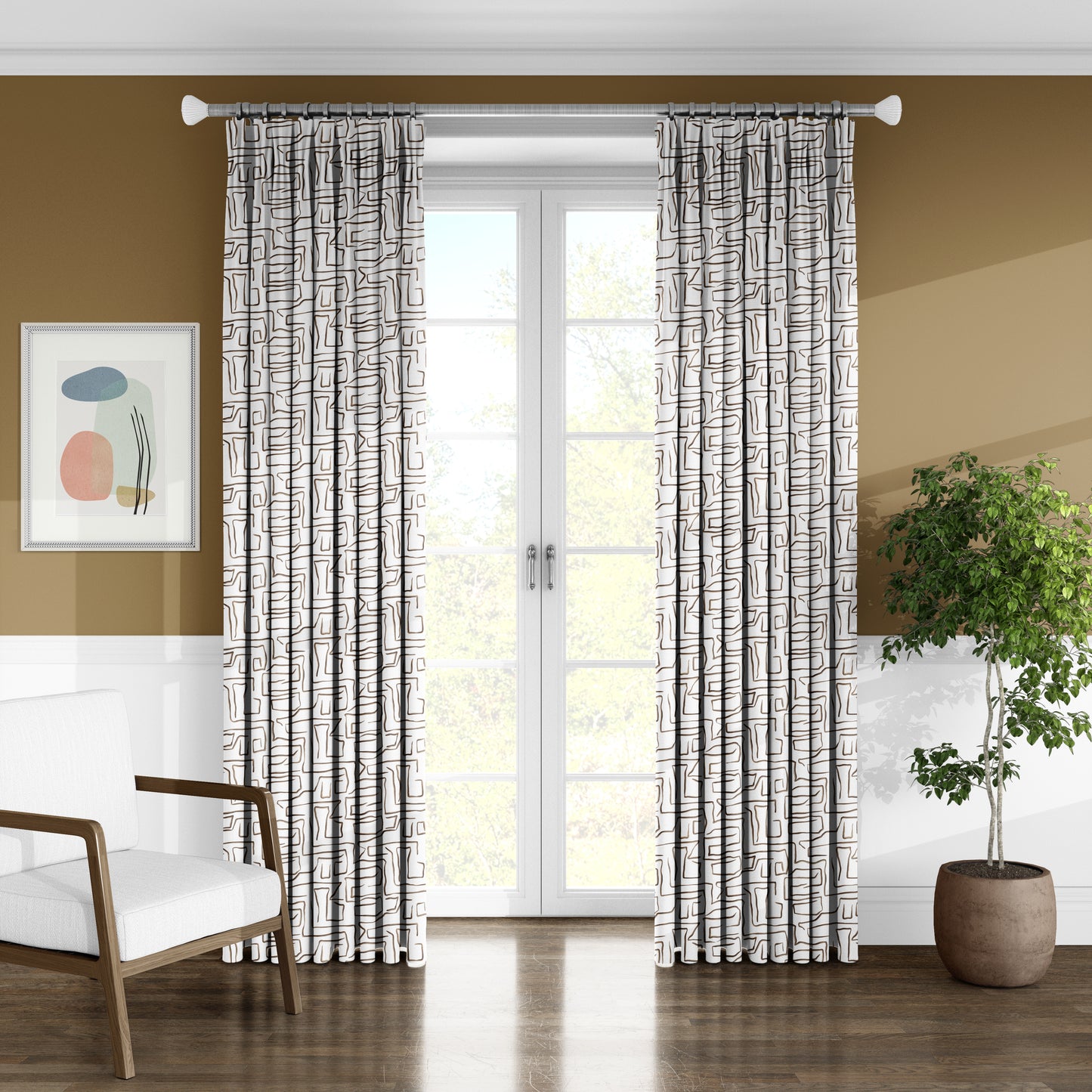 Maze - Decorative Printed Fabric