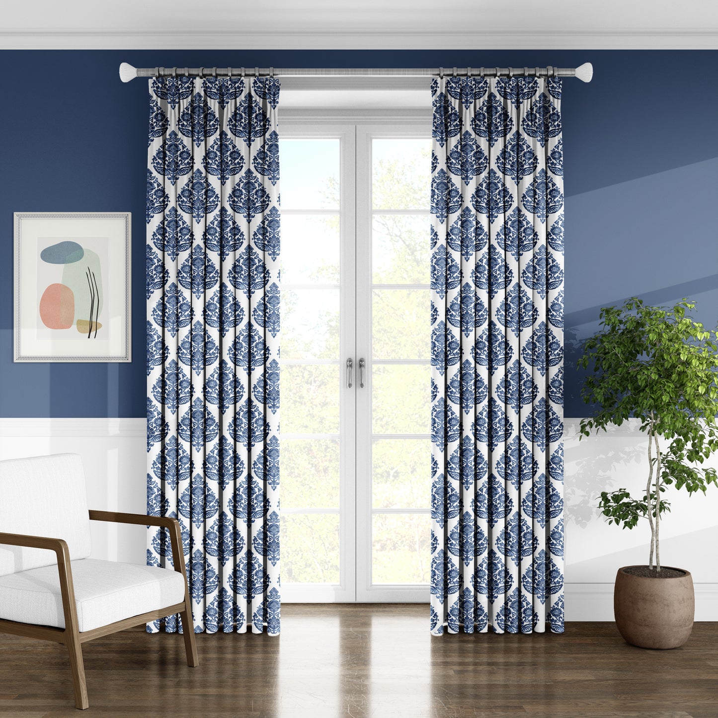 Mughal Trellis - Decorative Printed Fabric