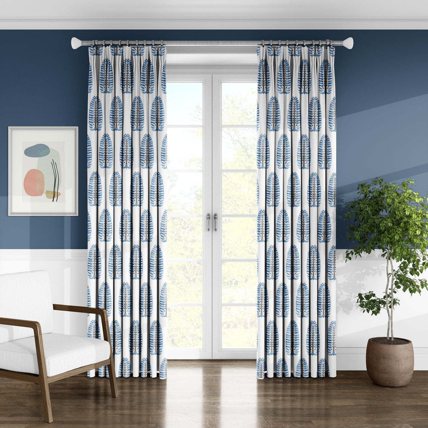 Juniper Sky - Decorative Printed Fabric