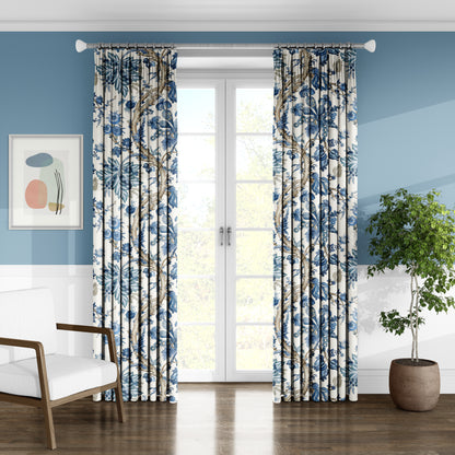 Delft Meadow - Decorative Printed Fabric