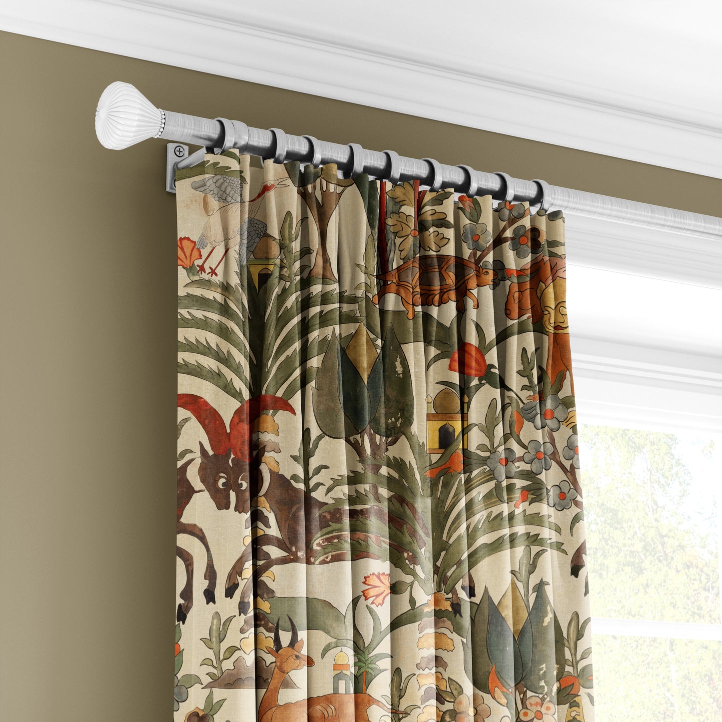 Bagh-i-Roohani - Decorative Printed Fabric