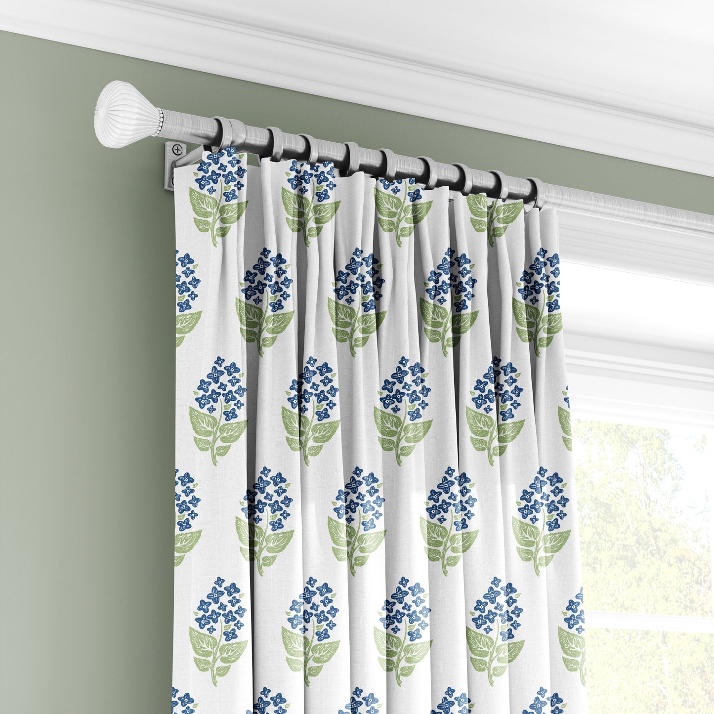 Spring Floral Motif - Decorative Printed Fabric