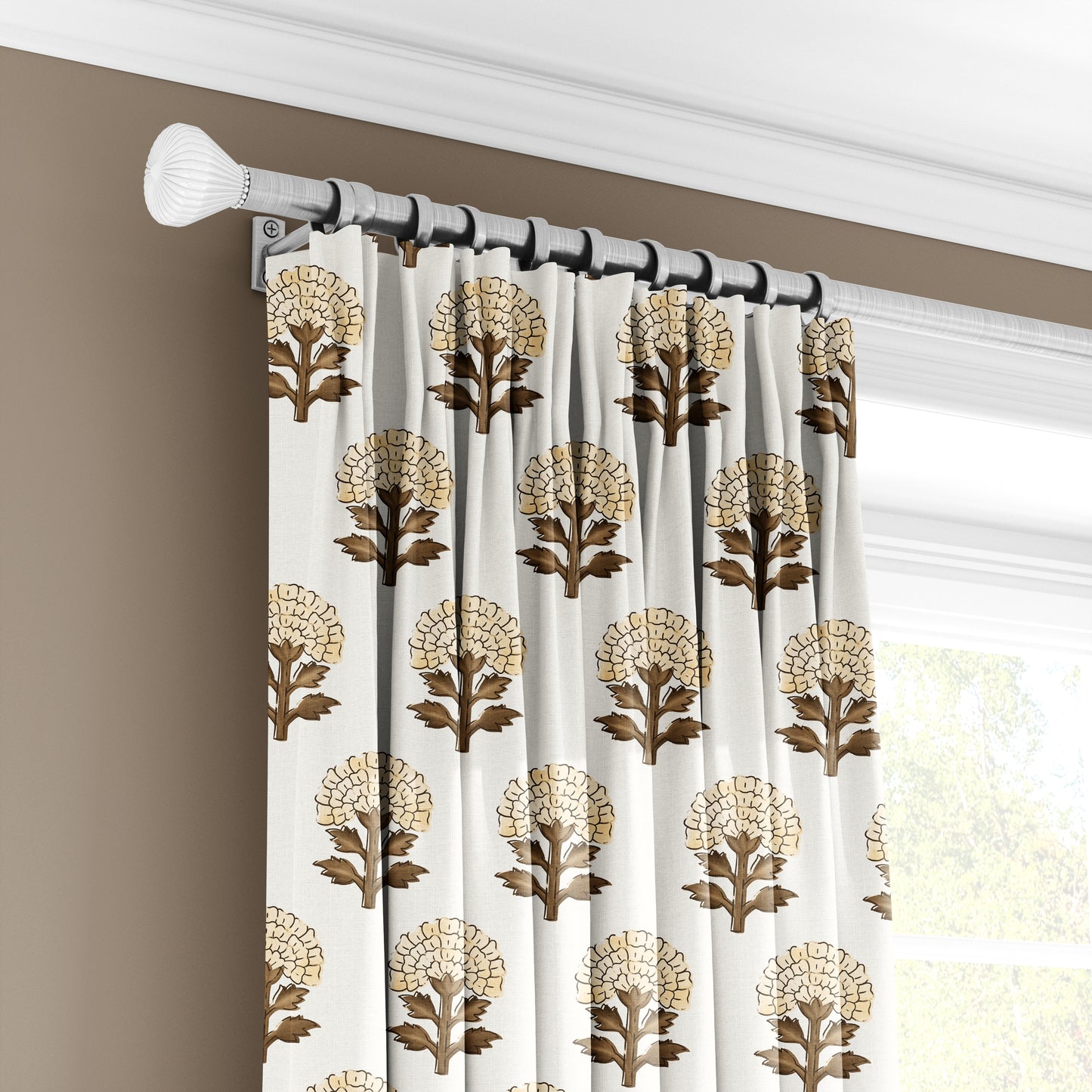 Gul-e-Mughal - Decorative Printed Fabric