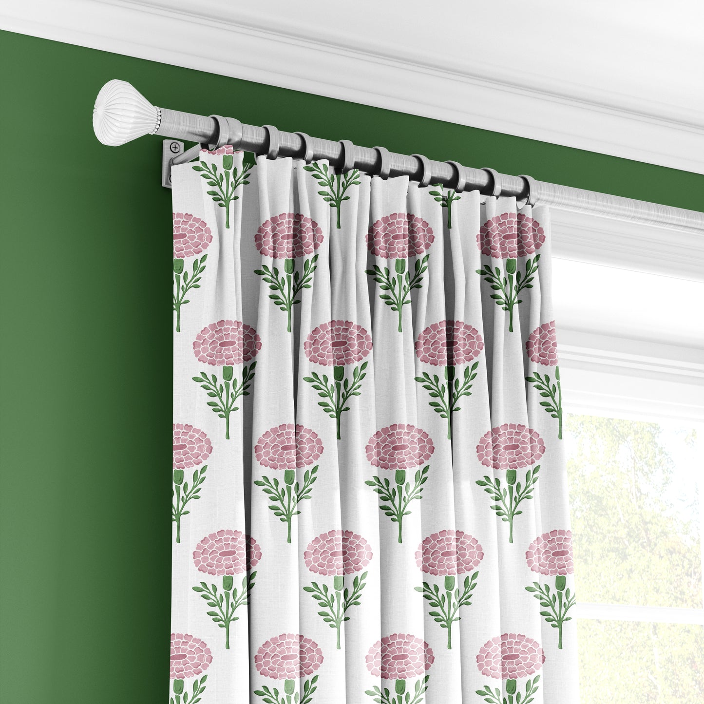 Peony Puff - Decorative Printed Fabric