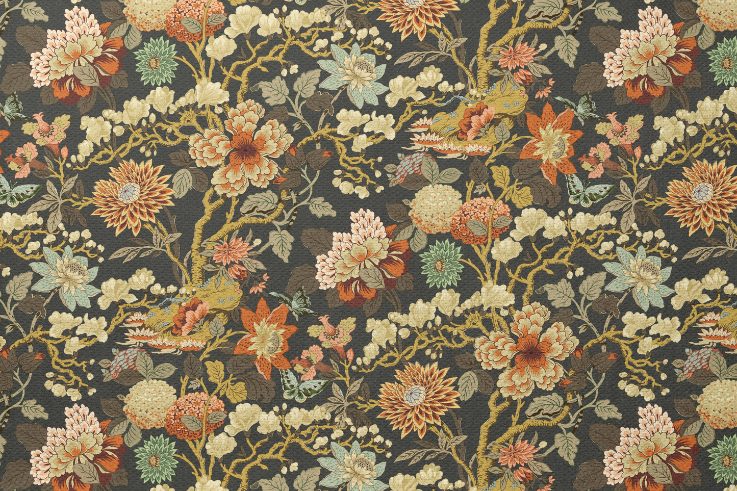 Twilight Blossom - Decorative Printed Fabric
