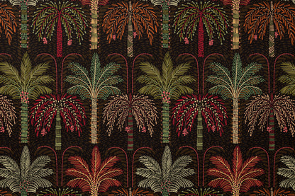 Tropical Palm Grove - Decorative Printed Fabric
